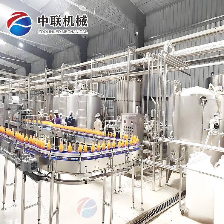 整套蘋果汁飲料生產(chǎn)線設備